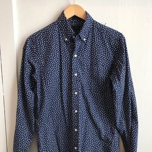 J. Crew floral print slim fit shirt